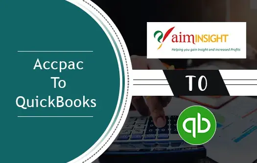 Accpac to QuickBooks conversion